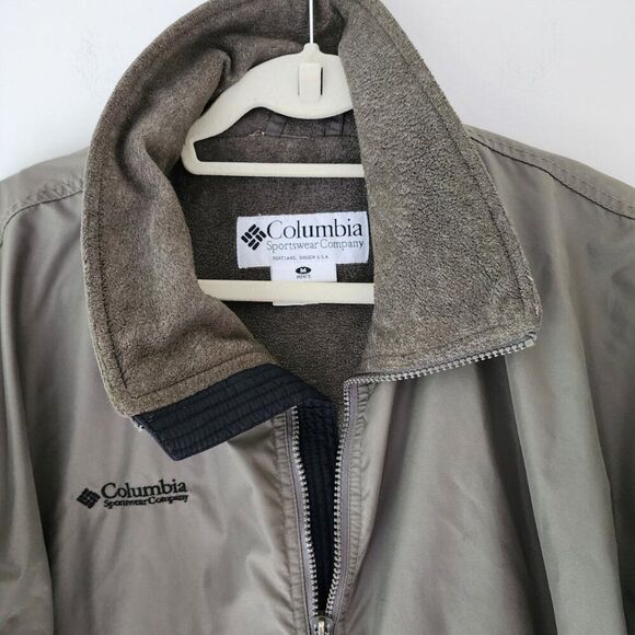 Columbia Mens Lined Jacket - Size M - Zip Front Pockets - Style F02 WM5020 - Picture 8 of 11